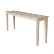 Pemberly Row Traditional Console Table - Extended Length-72