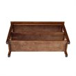Pemberly Row Wood Traditional Console Table in Mahogany