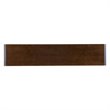Pemberly Row Transitional Console in Dark Tobacco and Gunmetal Gray