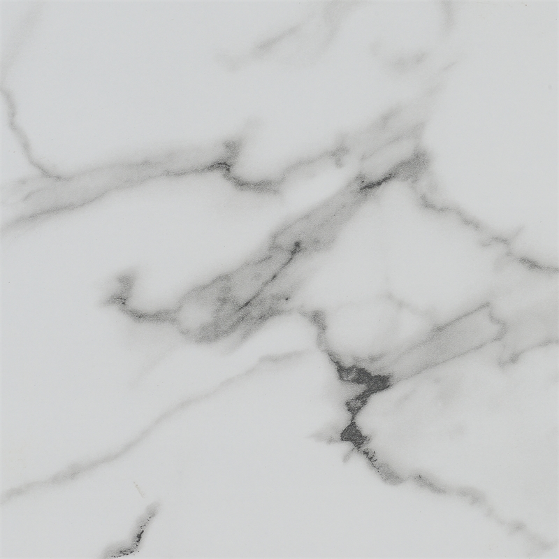 Pemberly Row Modern White Faux Marble Pemberly Row Wood Hall Console Table