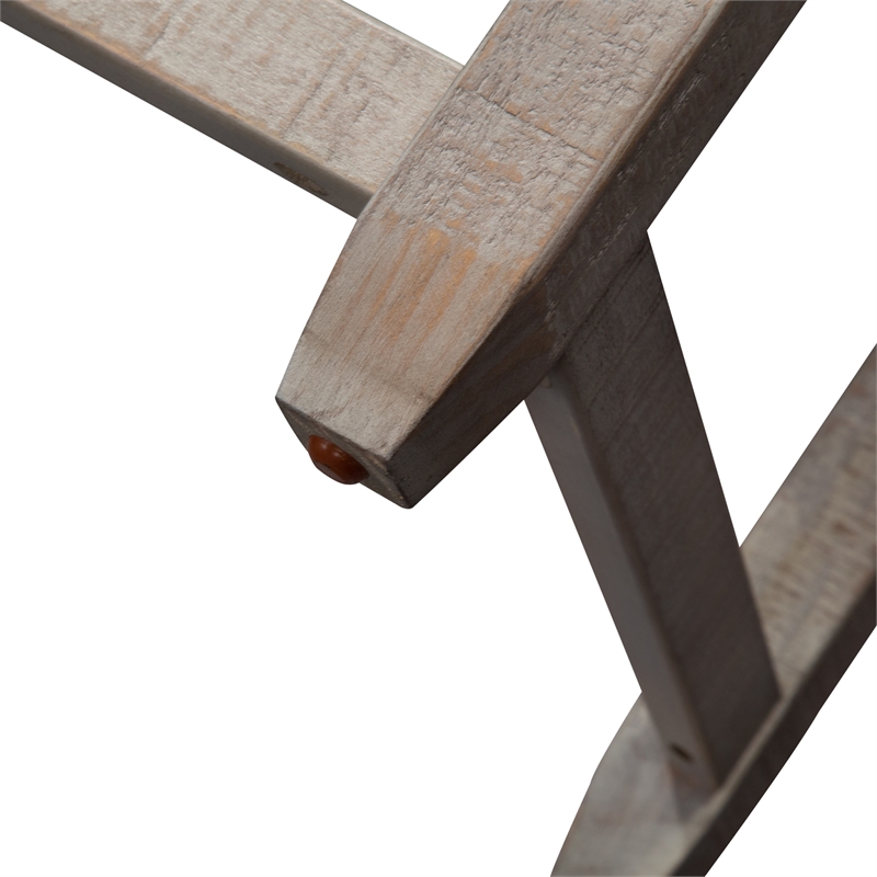 Pemberly Row Transitional Console Bar Table in Tan