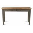 Pemberly Row Transitional Two-tone Brown Sofa Table