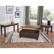 Pemberly Row Transitional Two-tone Brown Sofa Table