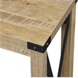 Pemberly Row Farmhouse Console Table Light English Oak Wood Finish