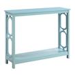 Pemberly Row Contemporary Console Table in Seafoam Green Wood Finish
