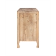 Pemberly Row Transitional Wood Two Door Cabinet in Natural Brown