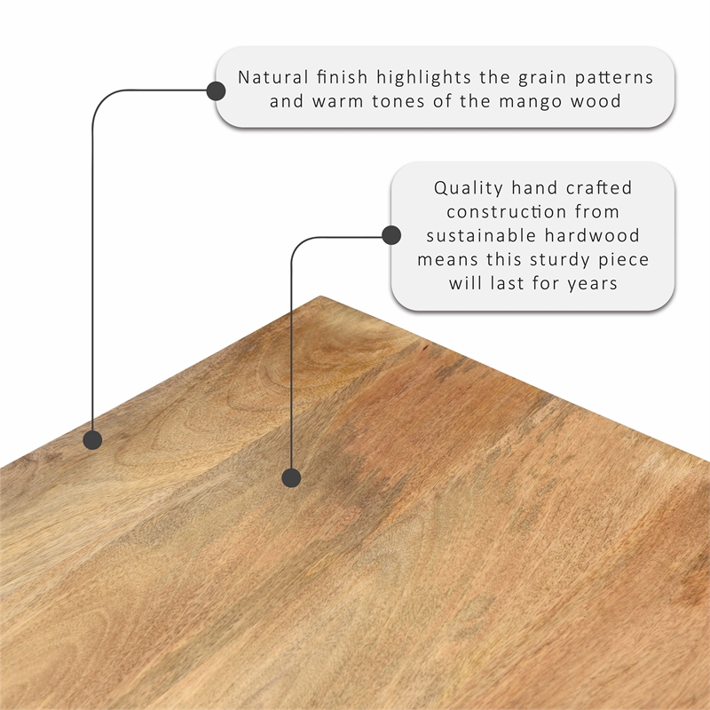 Pemberly Row Transitional Wood Two Door Cabinet in Natural Brown