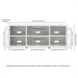 Pemberly Row Contemporary Wood 58