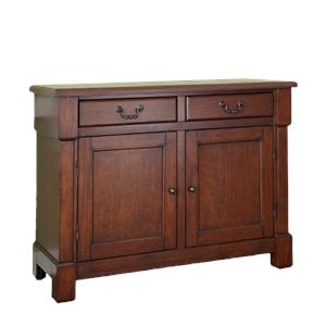 Pemberly Row Contemporary Wood Buffet in Rustic Cherry