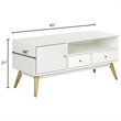 Pemberly Row Mid-Century Wood Sideboard in French White