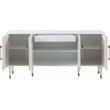 Pemberly Row Contemporary Solid Wood Sideboard / Buffet in White