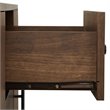 Pemberly Row 3-Drawer Mid-Century Wood Sideboard Buffet Cabinet in Brown