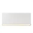 Pemberly Row Contemporary 4 Door Sideboard Buffet in White