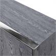 Pemberly Row Contemporary 4 Door Sideboard Buffet in Ash Gray