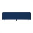 Pemberly Row Mid-Century 4 Doors Sideboard Buffet in Navy