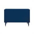 Pemberly Row Mid-Century 2 Doors Sideboard Buffet in Navy Blue