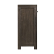 Pemberly Row Transitional 4 Drawer Server in Walnut Finish