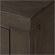 Pemberly Row Transitional 4 Drawer Server in Walnut Finish