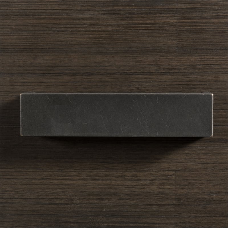 Pemberly Row Transitional 4 Drawer Server in Walnut Finish