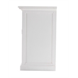 Pemberly Row Mahogany Wood Buffet with 4 Doors 3 Drawers in White