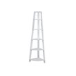 Pemberly Row Contemporary Corner Accent Etagere in White