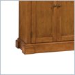 Pemberly Row Contemporary Kitchen Pantry in Distressed Oak Finish