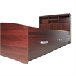 Pemberley Row Manufactured Wood Mahogany Twin Captains Bed Rectangular  Assembled