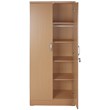 Pemberley Row Engineered Wood Maple Wardrobe Cabinet Rectangular 72