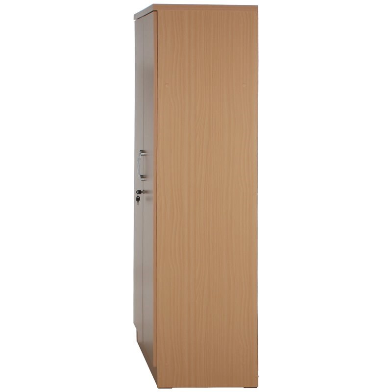 Pemberley Row Engineered Wood Maple Wardrobe Cabinet Rectangular 72