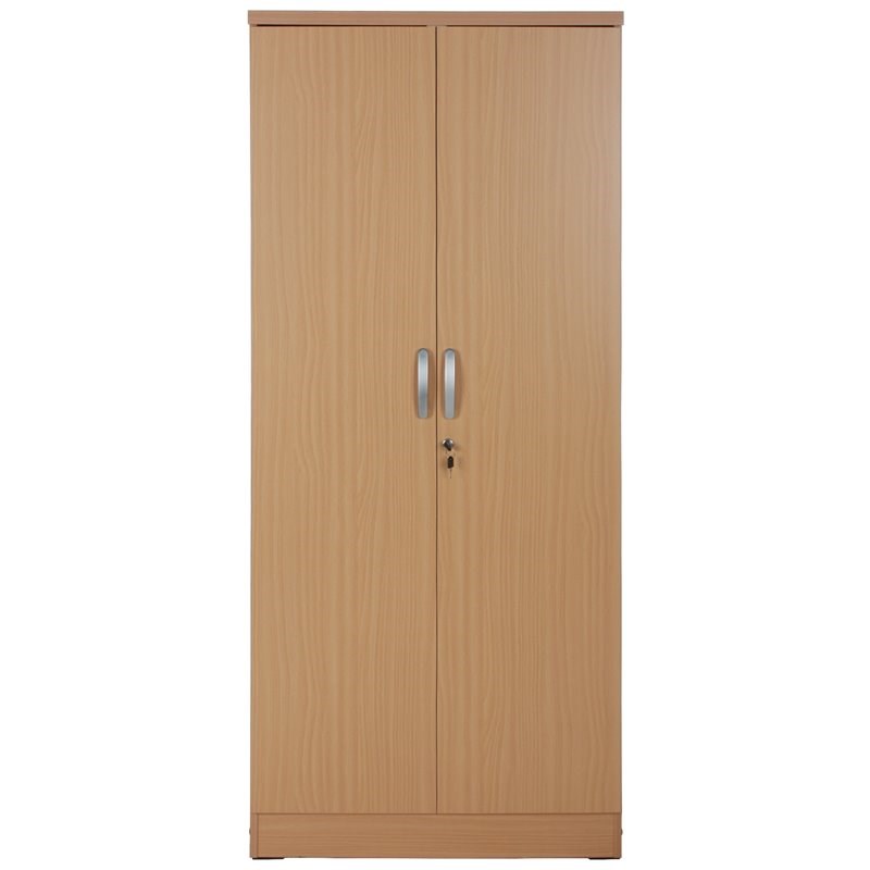 Pemberley Row Engineered Wood Maple Wardrobe Cabinet Rectangular 72