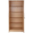 Pemberley Row Engineered Wood Maple Wardrobe Cabinet Rectangular 72