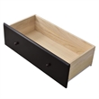 Pemberly Row Solid Pine Wood Tobacco Dresser Rectangular 44.5