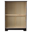 Pemberly Row Solid Pine Wood Tobacco Dresser Rectangular 44.5