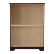 Pemberly Row Modern 4-Drawer Solid Pine Wood Chest Dresser in Mahogany