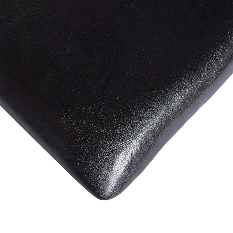 Pemberly Row Contemporary Set of 4 Stackable Metal Dining Chairs in Black