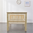 Pemberly Row Modern Solid Wood Platform Pine Twin Bed in Natural