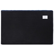 Pemberly Row Contemporary Velvet Upholstered Platform King Bed in Blue