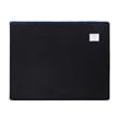 Pemberly Row Contemporary Velvet Upholstered Platform Queen Bed in Blue