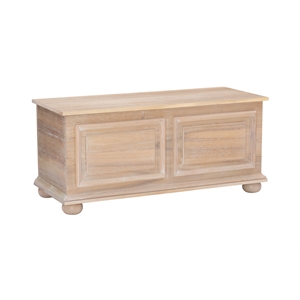 pemberly row contemporary wood cedar chest in natural