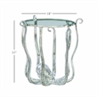 Pemberly Row Transitional Metal Octopus Table in Gold