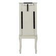 Pemberly Row Contemporary Wood Jewelry Armoire in White