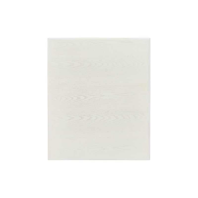 Pemberly Row Transitional Solid Wood Side Table in White