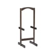Pemberly Row Transitional Five Piece Wood Tray Table Set in Gray