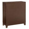 Pemberly Row Traditional Wood Accent Cabinet in Dark Brown