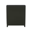 Pemberly Row Transitional Veneer Wood Accent Cabinet in Dark Gray