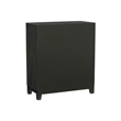 Pemberly Row Transitional Veneer Wood Accent Cabinet in Dark Gray