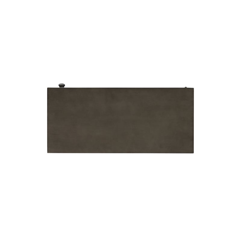 Pemberly Row Transitional Veneer Wood Accent Cabinet in Dark Gray