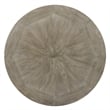 Pemberly Row Transitional Metal and Wood Pub Table in Pewter