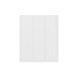 Pemberly Row Traditional Five Piece Wood Tray Table Set in Whitewash
