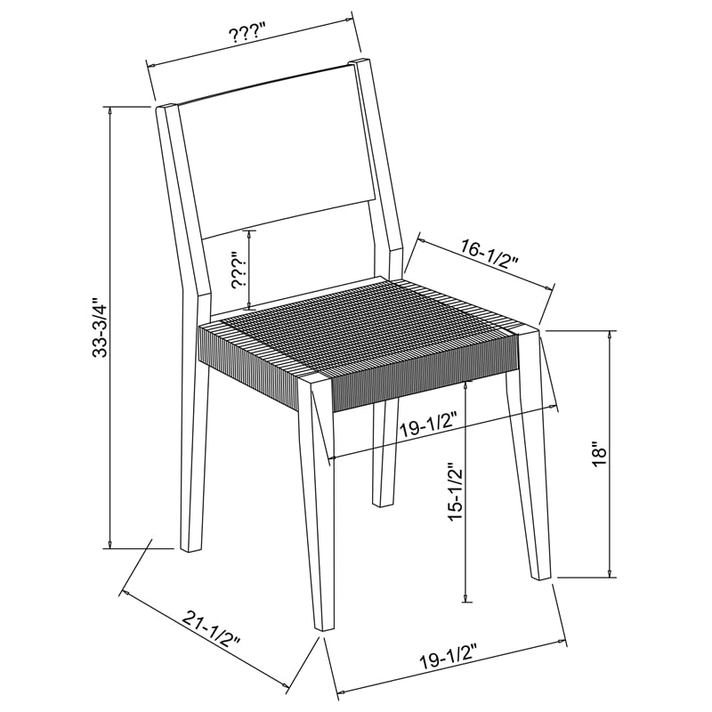 Pemberly Row Transitional Set of Two Wood 18